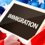 sign that reads Immigration